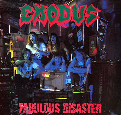 EXODUS - Fabulous Disaster (1988, New Musidisc, France)  album front cover vinyl record
